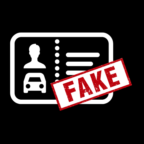 Picture of a fake ID